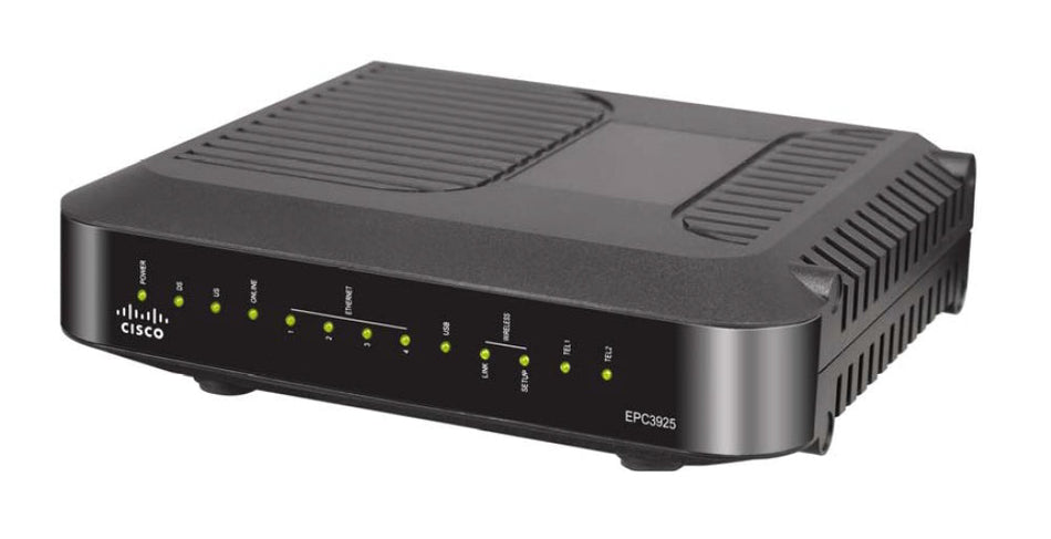 EPC3925 8x4 DOCSIS 3 Wireless Residential Gateway with Embedded Digital Voice Adapter