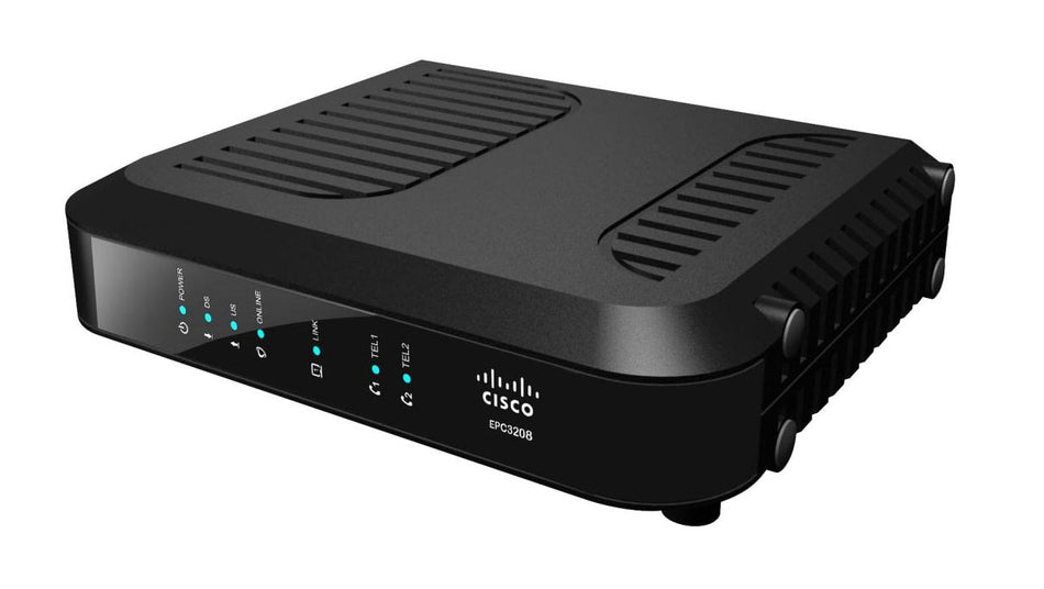 EPC3208 EuroDOCSIS 3 8x4 Cable Modem with Embedded Digital Voice Adapter