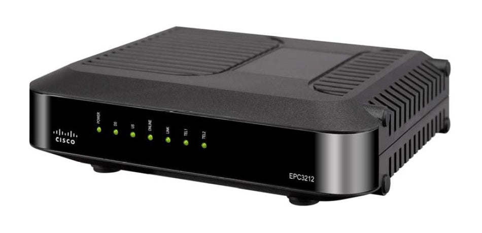 EPC3212 EuroDOCSIS 3 8x4 Cable Modem with Embedded Digital Voice Adapter